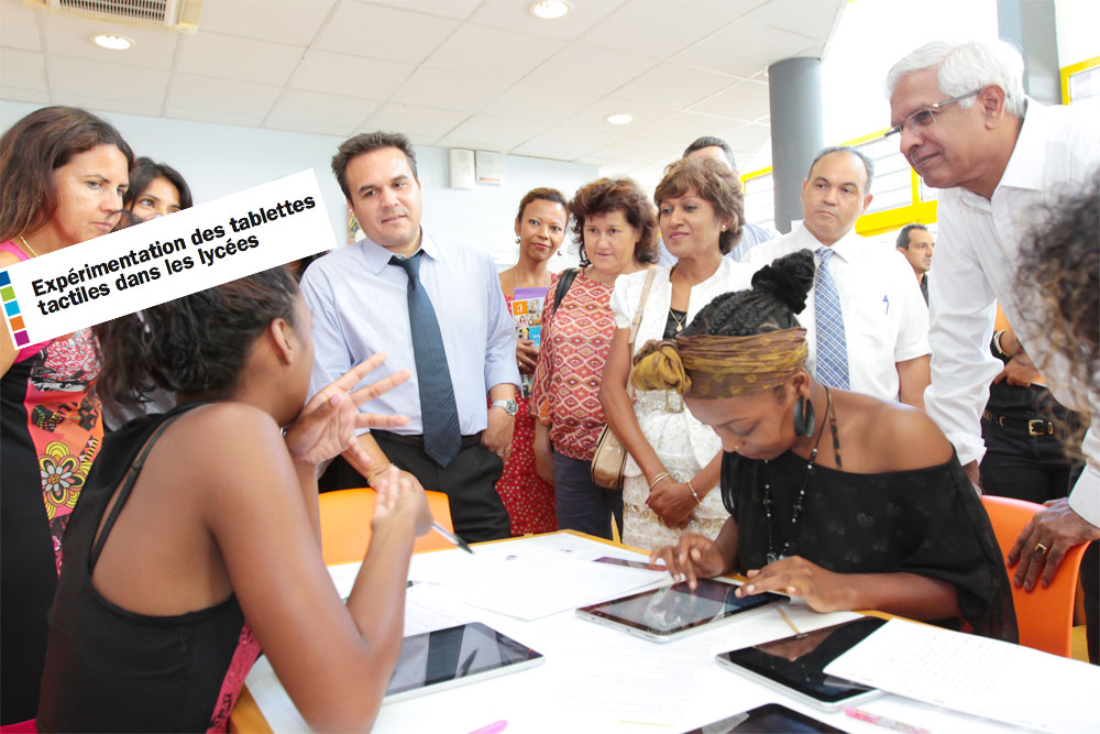 Région Réunion : Expérimentation des tablettes tactiles dans les lycées