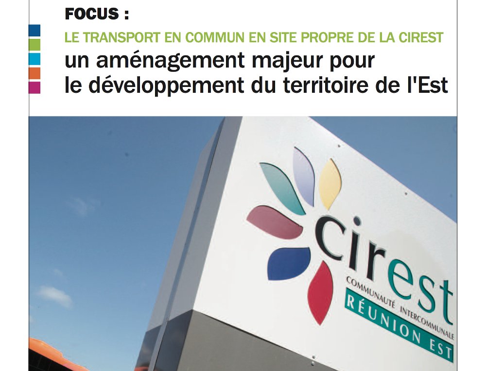 Jean Paul Virapoulé confirme publiquement le début des travaux du TCSP sur la commune de Saint André