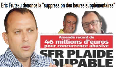 SFR, condamné à 46 Millions € d'amende pour prix abusifs mais fait un chèque de 5.000 € à la recherche et nous assure que nous n'aurons pas d'augmentation sur notre facture. Cherchez les pigeons ?!