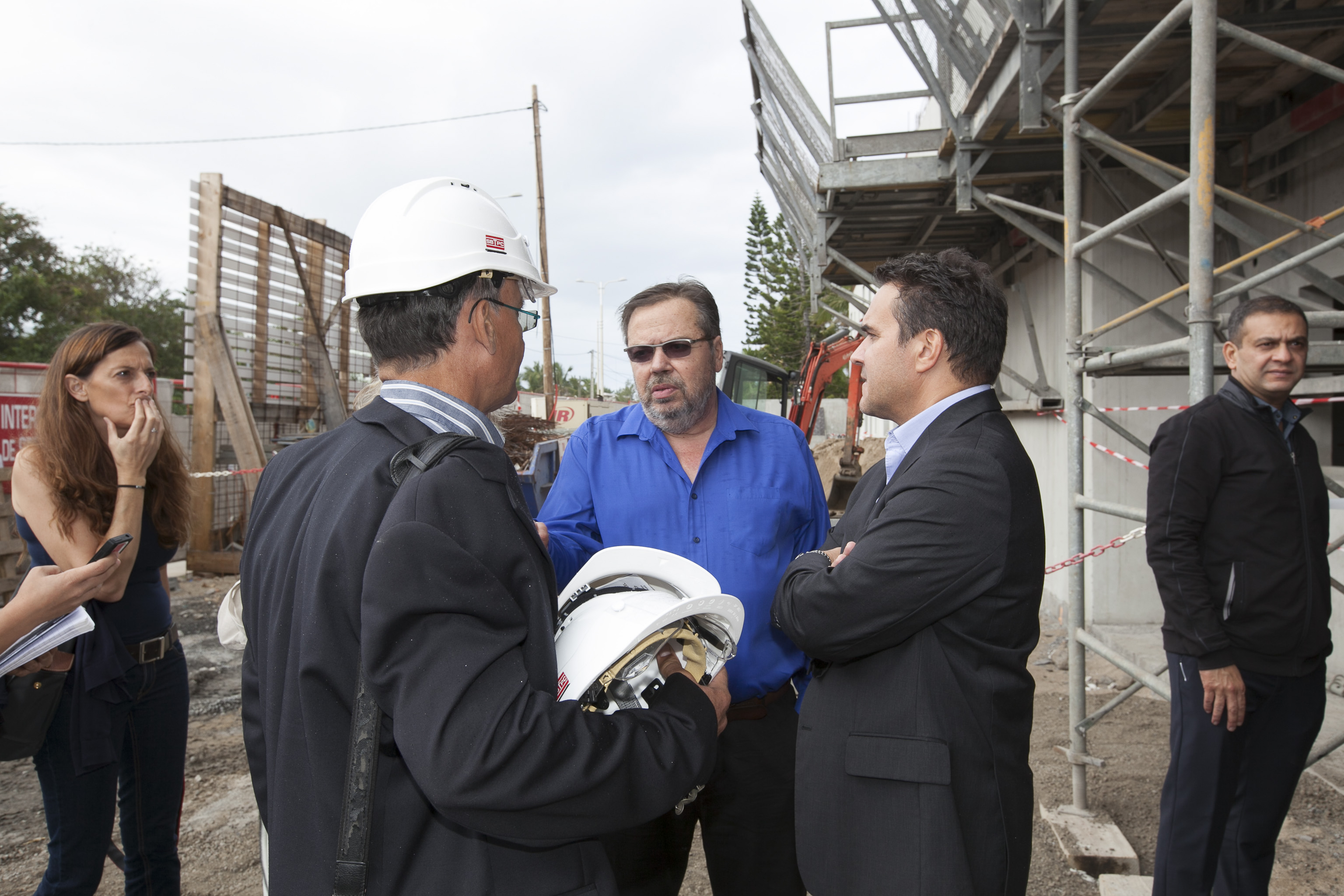 Région Réunion : Visite de terrain à Saint - Pierre