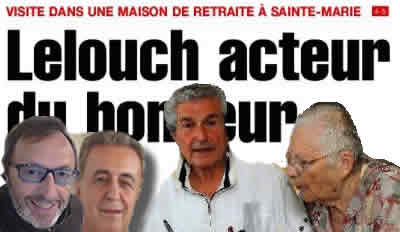 Festival du Cinéma pour tous : LeLouch présente : " Un homme et un homme " Chabadabada !