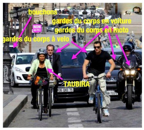 "Pour nous faire son cinéma et circuler en vélo, il lui faut deux fois plus de gardes du corps et d’agents pour assurer sa sécurité."