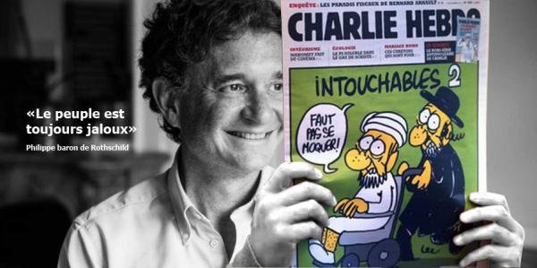 ​EXCLUSIF : CHARLIE HEBDO A ÉTÉ RACHETÉ  PAR ROTHSCHILD EN DÉCEMBRE 2014.