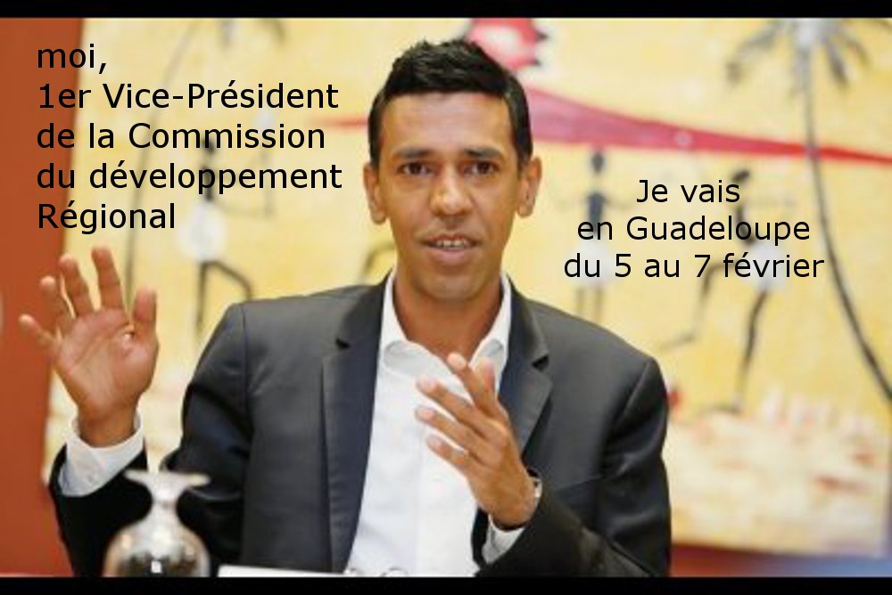 Younous Omarjee en Guadeloupe pour la XXème conférence des Présidents des RUP
