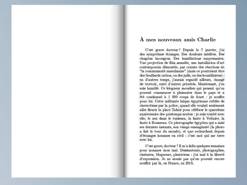 "On n'a pas fini de rire" : lisez notre livre de l'après Charlie