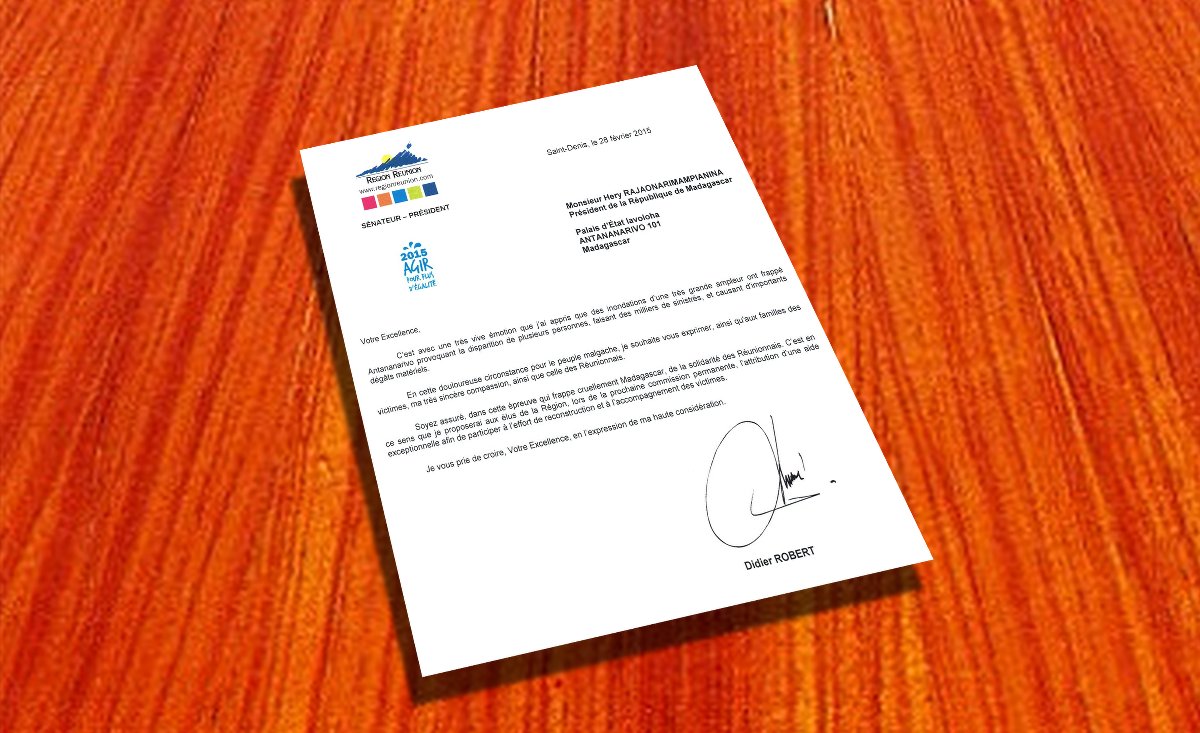 La Région Réunion votera une aide d'urgence pour Madagascar