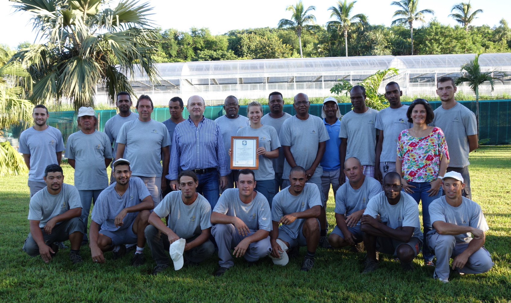 La Pépinière du Théâtre, première pépinière de la Réunion  et des DOM certifiée “Plante Bleue”