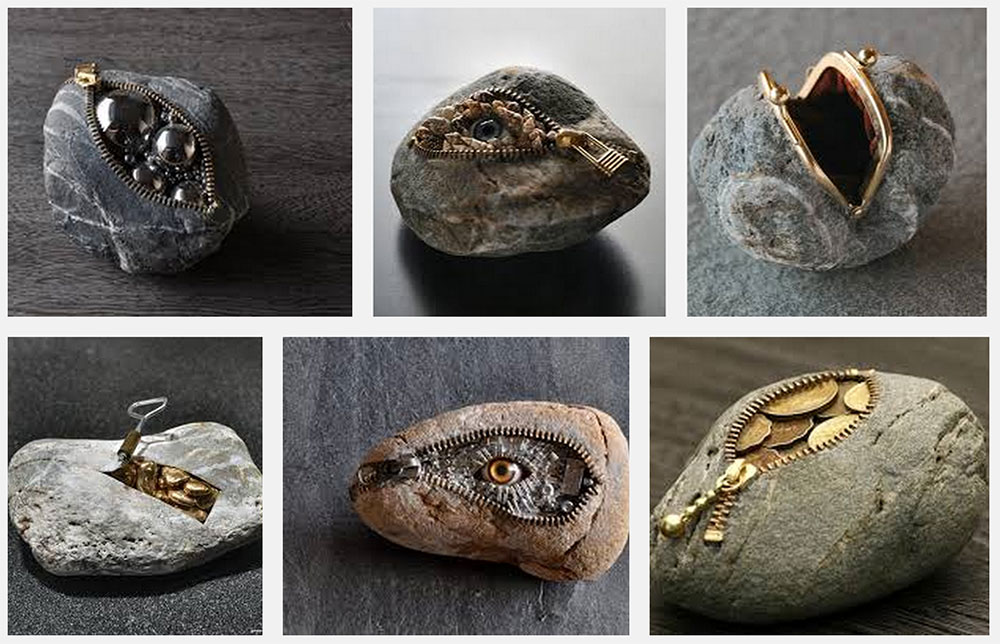 Les créations de Hirotoshi : De droles de pierres