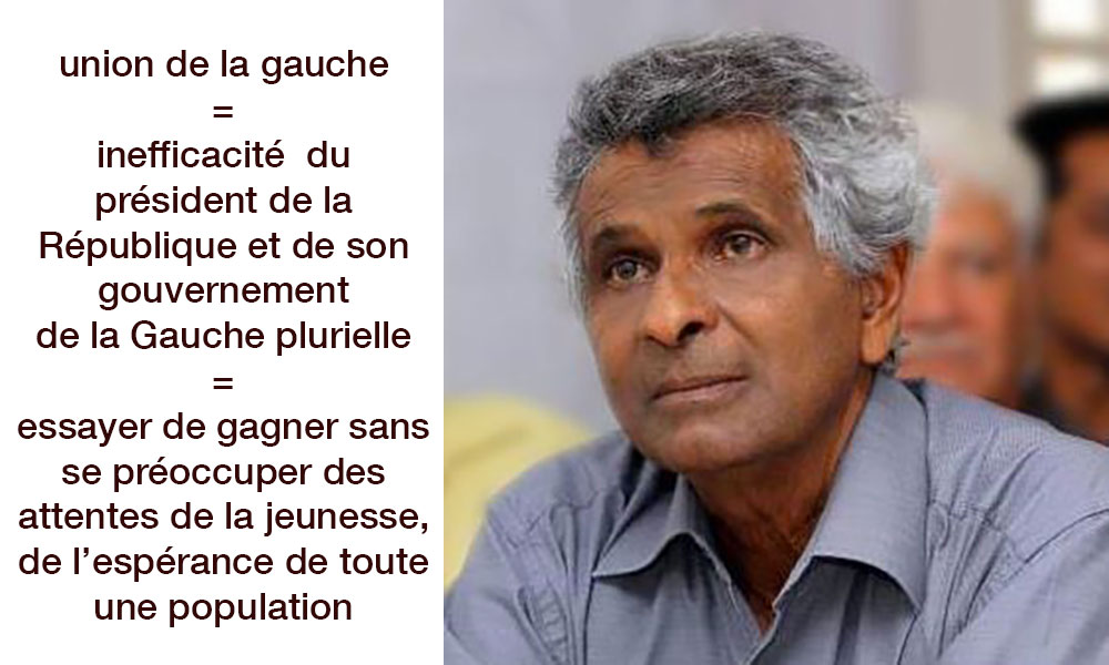 Joseph SINIMALÉ : L'union de la gauche de l'inefficacité
