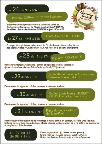 Semèn Kréol dan' Saint-Paul