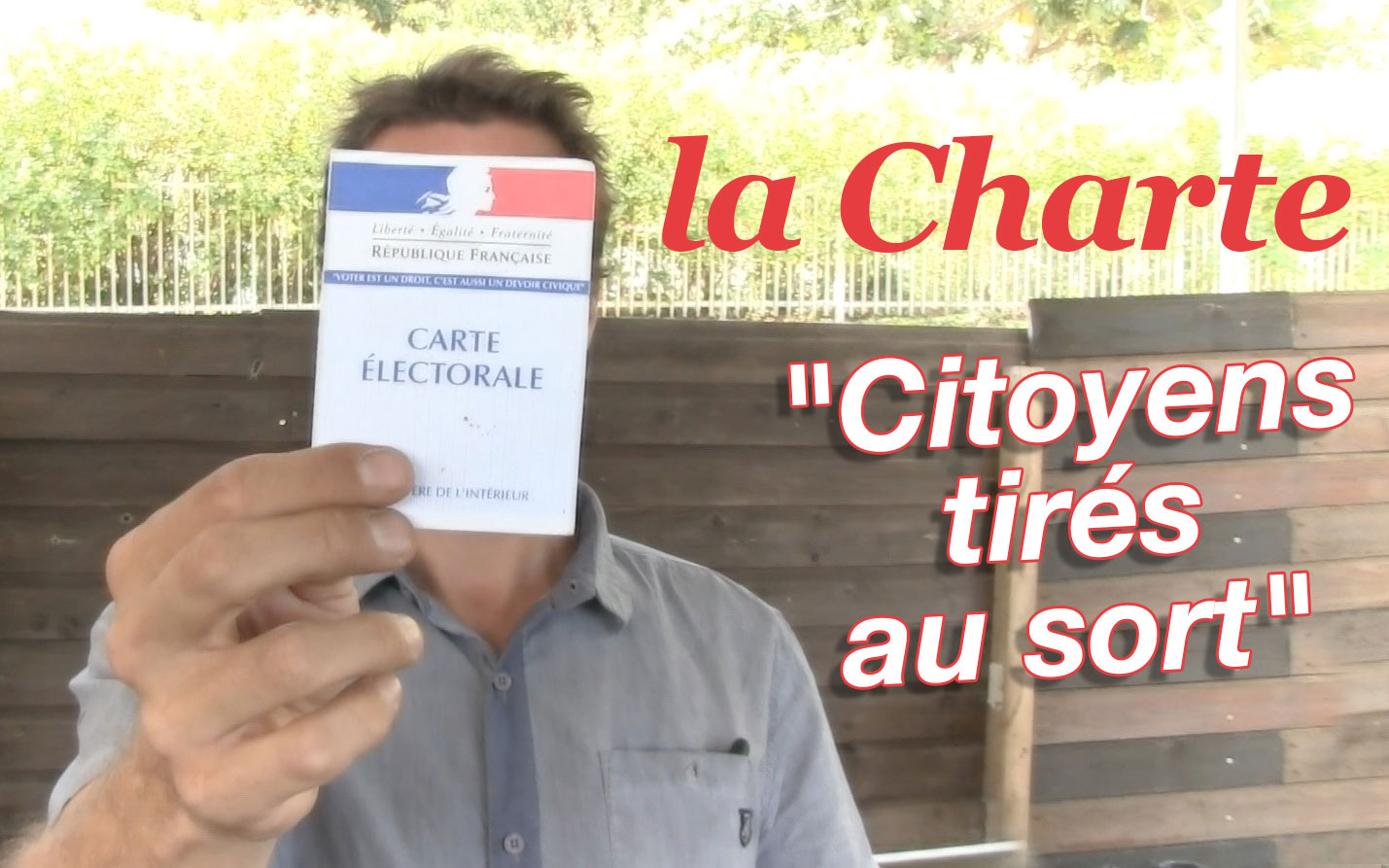 Charte éthique des candidats et élus citoyens tirés au sort sur les listes électorales