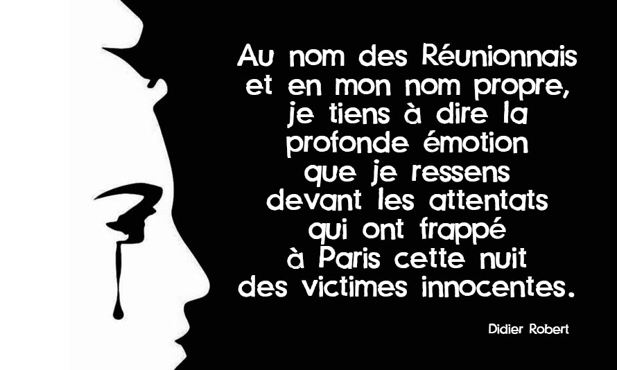 Didier ROBERT : "Nous devons marquer fermement notre refus de toute intolérance et de tout fanatisme"