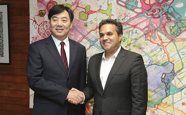 Rencontre entre le Président de Région et l'Ambassadeur de Chine en France