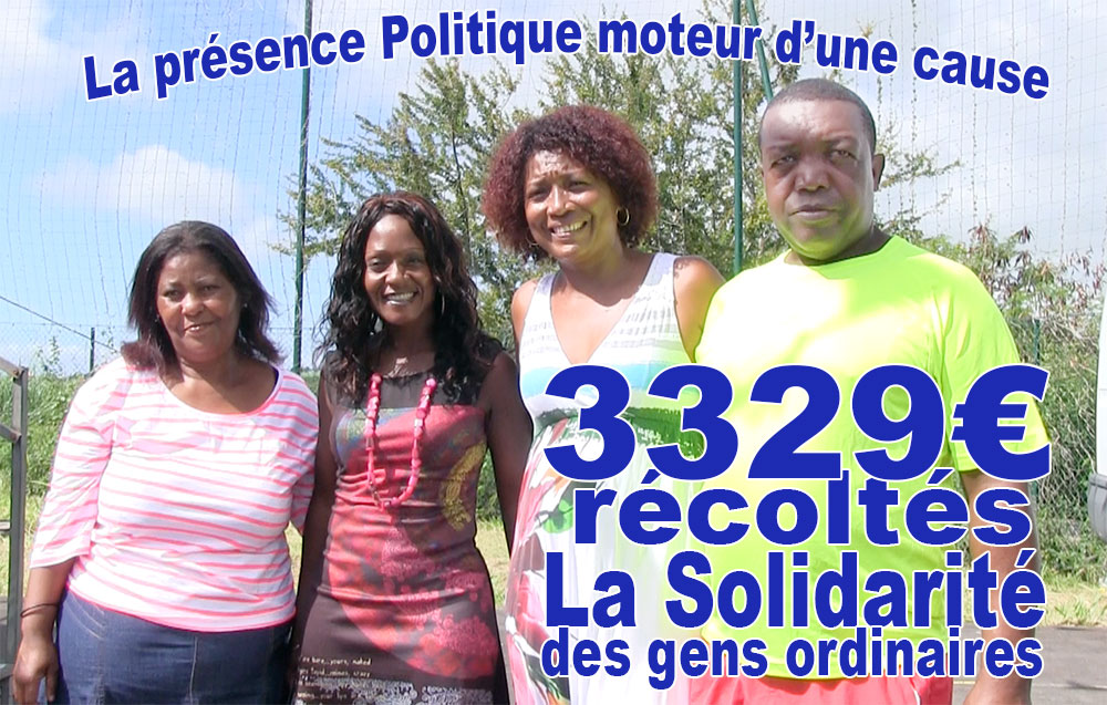 L'opération de solidarité a rapporté à la famille FETISOI 3329€