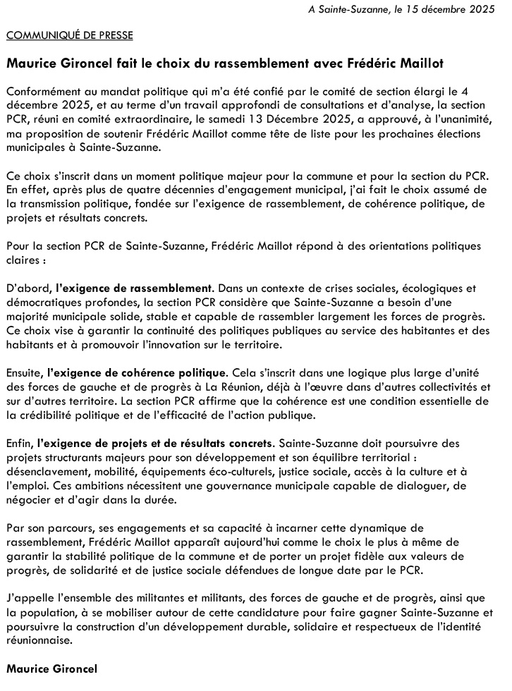 Parti Communiste Réunionnais