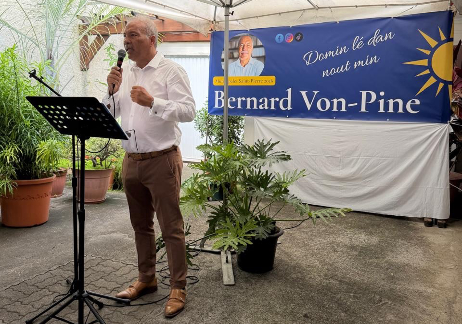 ​SAINT-PIERRE/BERNARD VON-PINE : INAUGURATION DE LA PERMANENCE LE 14 FÉVRIER