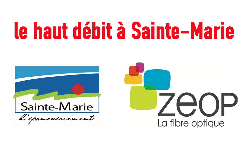 Sainte-Marie : Signature de la convention pour le déploiement de la fibre optique