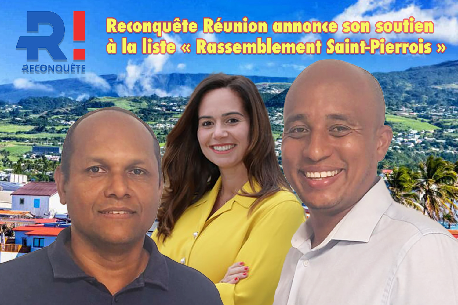 Jonathan RIVIERE a le soutien de Reconquête Réunion
