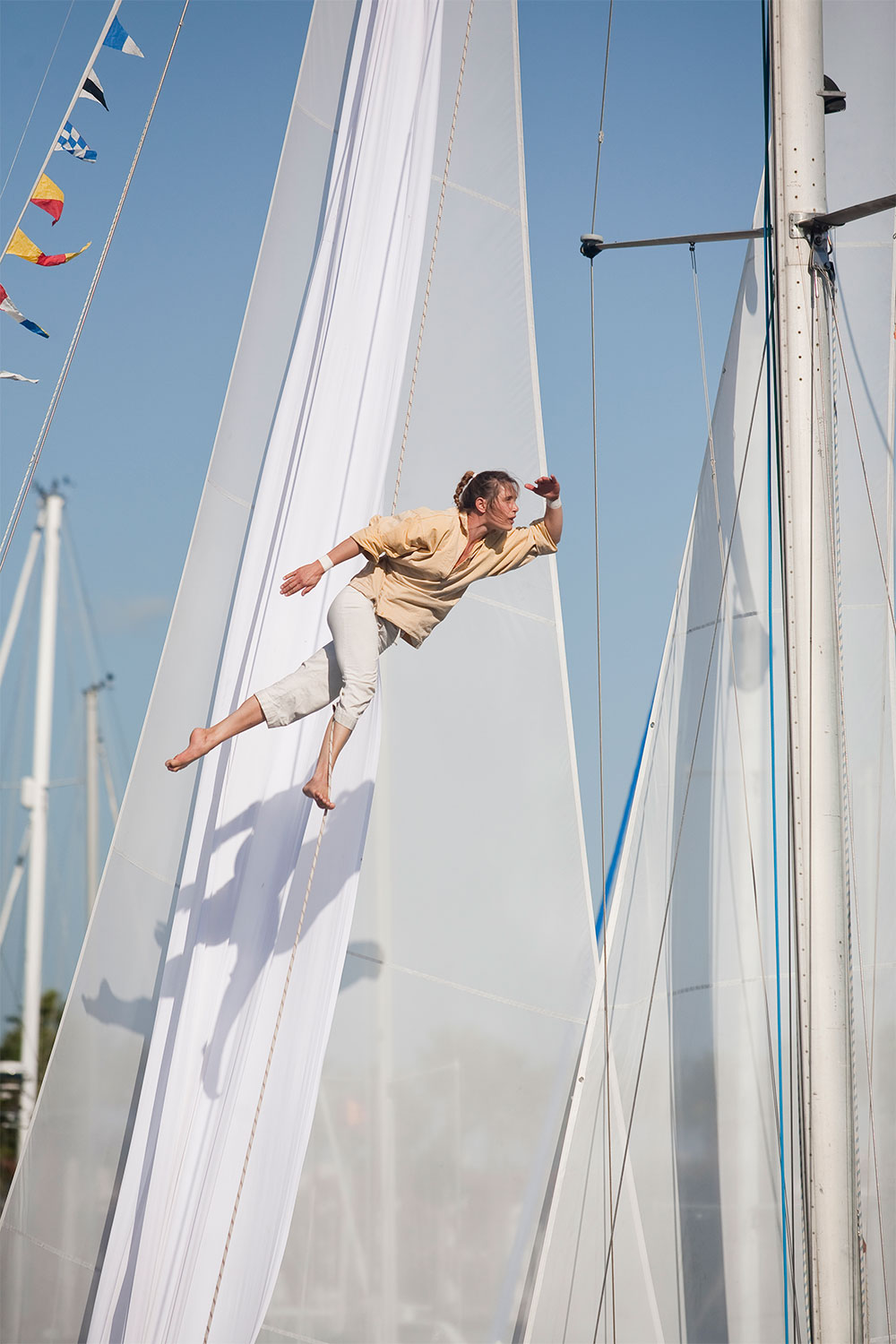 Spectacle sur le port de Saint-Pierre