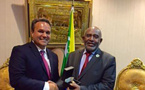 Rencontre entre le Président de l’Union des Comores, Azali Assoumani et le Président de la Région, Didier Robert, à Moroni