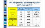 Le sans-plomb et le gaz en hausse et le gazole en baisse