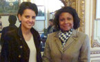 Monique Orphé rencontre Najat Vallaud-Belkacem