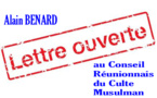 Lettre ouverte au Conseil Réunionnais du Culte Musulman
