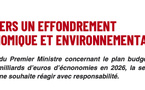 EN MARCHE VERS UN EFFONDREMENT SOCIAL, ÉCONOMIQUE ET ENVIRONNEMENTAL