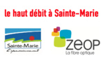 Sainte-Marie : Signature de la convention pour le déploiement de la fibre optique