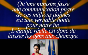 Inversion de la courbe du chômage avec 6,6 millions d’euro au … RSA. Merci Ericka….