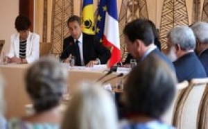 Nicolas Sarkozy à Nouméa : "Les évolutions institutionnelles ne sont pas motivées par des raisons budgétaires"