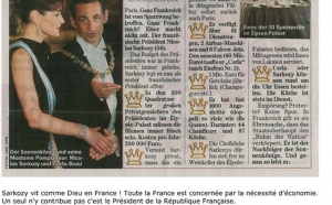 Sarkozy vit comme Dieu en France !