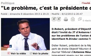 Didier Robert : "Le problème, c’est la présidente de l’UDI"
