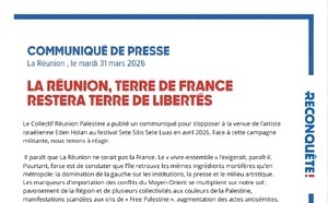 LA REUNION, TERRE DE FRANCE RESTERA TERRE DE LIBERTES