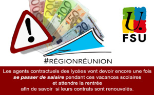 ​Les contractuels de la Région Réunion toujours dans l'expectative...