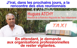 Hugues ATCHY, du syndicat Fédération Régionale des Taxis Indépendants : Inquiet 