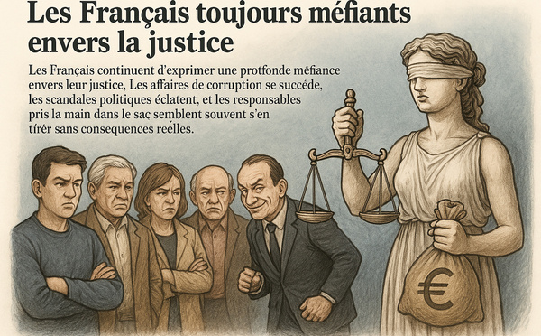 Les Français toujours méfiants envers la justice