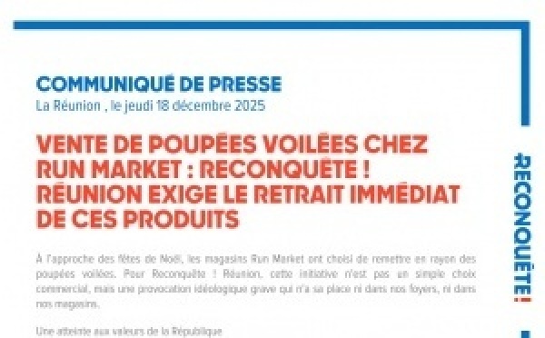 Reconquête et les poupées voilées de Run Market