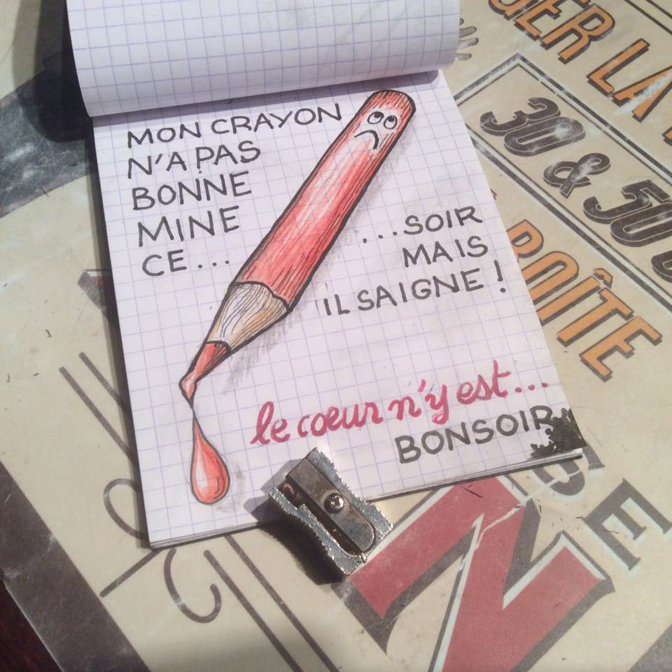 Gribouille a des insomnies sale jour, sale nuit et zut une tach
