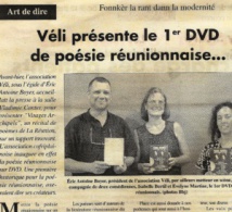 Premier DVD de Véli: Visages archipels